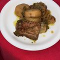 El cooksnap de Laura García Fernández cuando hizo Secreto de cerdo en Crockpot.