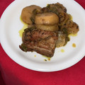 El cooksnap de Laura García Fernández cuando hizo Secreto de cerdo en Crockpot.