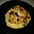 Elohim Da Chef's cooksnap of when they made Shrimp n Grits.