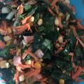 El cooksnap de Hortensia cuando hizo Ensalada de Espinaca, Zanahoria y Tomate.