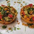 Er. Amrita Shrivastava 's cooksnap of when they made Katori chaat.