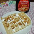 El cooksnap de Estefani Mattos Machado cuando hizo Waffles salados rellenos.