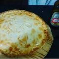 El cooksnap de Luu Vicino cuando hizo Tarta de jamón y queso.