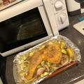El cooksnap de Yenia Angulo García cuando hizo Pollo al horno con panceta y patatas panadera.