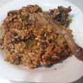 El cooksnap de MaryGlory cuando hizo Arroz con conejo y romero.