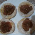 El cooksnap de Clau cuando hizo Galletitas pepas con mermelada de higo.