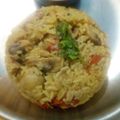 Vijayalakshmi Velayutham's cooksnap of when they made மஷ்ரூம் பிரியாணி(Mushroom Biriyani recipe in Tamil).
