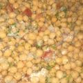 Ummi Ali's cooksnap of when they made Chatpati Chana chat.
