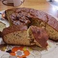 El cooksnap de Aldana cuando hizo Torta de banana y nuez en savarin 18 cm Essen.