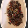 Cooksnap dari alifiaipj untuk resep Se'i Sapi Homemade Sambal Matah Super Gampang Lalap Kangkung