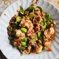 รูป Cooksnap ของ Tanus Teachutrakool เมื่อเขาทำ สะตอผัดกุ้งหมูสับ
