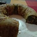 El cooksnap de Teresa cuando hizo Corona de carne y calabacín.