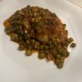 El cooksnap de Eduardo Agudo Alba cuando hizo Lomo de bacalao en salsa de miel y mostaza con guisantes.