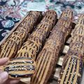 کوک اسنپ Mahsa Aras بعد از امتحان کردن شیرینی پادرازی.