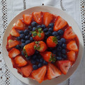 El cooksnap de Susana Muzio cuando hizo Cheesecake cremoso con coulis de frutos rojos.