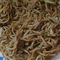 Ishita का कुकस्नैप जब उन्होंने चाउमीन (chowmein recipe in Hindi) बनाया था।