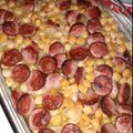Cooksnap από Εμμανουελα Α. στη συνταγή Ρεβύθια με πράσο και λουκάνικο στο φούρνο
