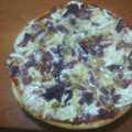 El cooksnap de Alvarito cuando hizo Pizza de queso de cabra, cebolla caramelizada y nueces con base casera integral.
