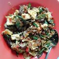 Cooksnap dari Niena Rosmayanti untuk resep Teri medan with tofu dan terong biru sambal cabe ijo