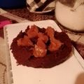 El cooksnap de Karen Vecino cuando hizo Mini Brownie en microondas.