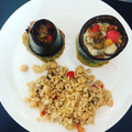 El cooksnap de Marijo Cabeza cuando hizo Receta berenjenas 🍆 rellenas vegetarianas!!.