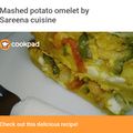Sareena cuisine 's cooksnap of when they made Mashed potato omelet.