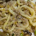わわわわーい's cooksnap of when they made ＊簡単！甘辛ミンチすき焼き風うどん＊.