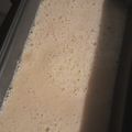 El cooksnap de Marianella Cambre cuando hizo Flan de Coco.