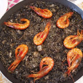 El cooksnap de Ana Barco cuando hizo Arroz negro con sepia y gambas.