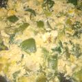 El cooksnap de Mariela Mansilla cuando hizo Zapallitos revueltos con huevos.
