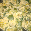 El cooksnap de Mariela Mansilla cuando hizo Zapallitos revueltos con huevos.