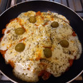 El cooksnap de Jeannette Undiano cuando hizo Masa de "pizza" de avena en sartén 🍕.