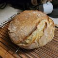 Bill's cooksnap of when they made Black Iron Dutch Oven Bread.