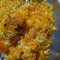 Silky Madaan Arora's cooksnap of when they made Shahi Biryani.