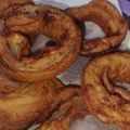 El cooksnap de Sole Condori cuando hizo Aros de cebolla con salsa de mayonesa.