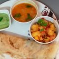 Hetal Shah 's cooksnap of when they made ઇન્સ્ટન્ટ રવા ઢોંસા વીથ પોડી મસાલા (Instant rava Dosa with podi masala Recipe in Gujarati) (Jain).