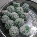 Cooksnap dari Nurul Adhimah untuk resep Kue klepon tepung ketan isi gula merah (Lembut,manis, gurih)