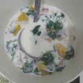 Cooksnap fana fadhilah semasa beliau membuat Lemak Putih Labu Kuning Campur Bayam Brazil.