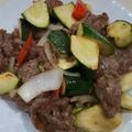 wendy Li 的 櫛瓜炒牛肉 cooksnap