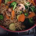 El cooksnap de Mildret Moreno cuando hizo Tallarines con verduras.