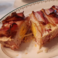 El cooksnap de Luz cuando hizo Pastel de pollo y bacon.
