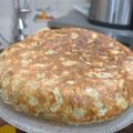 El cooksnap de Gaby Fernandez cuando hizo Tortilla de papa y cebolla.