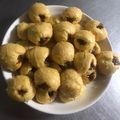 El cooksnap de Majo cuando hizo Bombitas rellenas o profiteroles rellenos.