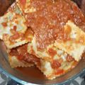 El cooksnap de Veronica Aguirre cuando hizo Ravioles de verdura y sesos.