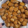 szozsu987 Cooksnap-ja, amikor elkészítette a(z) Teljes kiőrlésű tönkölylisztes-túrós pogácsa receptet.