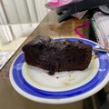 El cooksnap de Kathy Yepes cuando hizo Brownie con cacao.