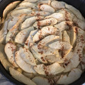 El cooksnap de Carmen Lou cuando hizo Tarta de manzana Fitness.