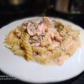 El cooksnap de Zaida TC @alquimiasfood cuando hizo Cintas de pasta fresca con langostinos y almejas.