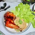 รูป Cooksnap ของ ภัทรวดี กุลศรี เมื่อเขาทำ ไก่ย่างเทอริยากิ ข้าวบุกผัดกระเทียม คีโต