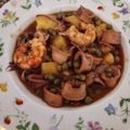 El cooksnap de isabel cuando hizo Guiso de patatas con chipirones y gambas.